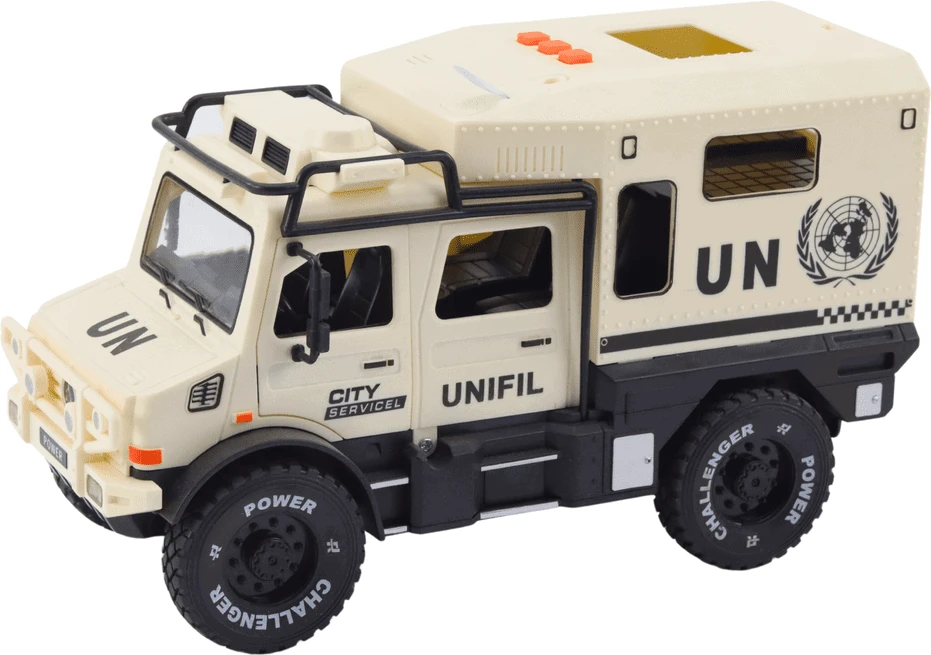 Lean Toys Miesto tarnybų visureigis su šviesos ir garso efektais
