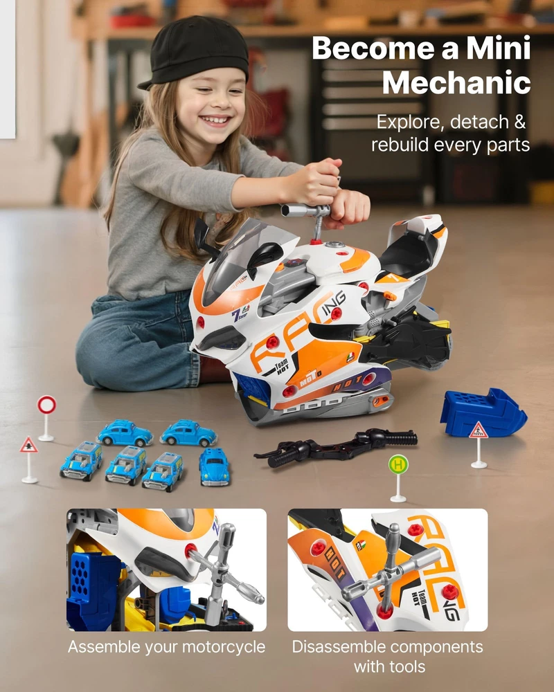 VEVOR Motociklo variklio žaislas vaikams