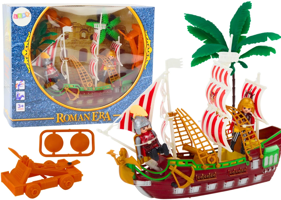 Lean Toys Romėnų laivas su šviesomis ir garsais