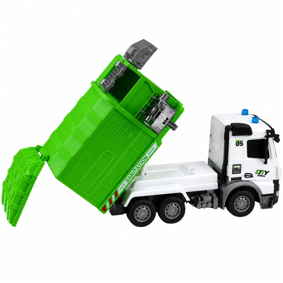 Lean Toys Nuotoliniu būdu valdomas šiukšliavežis 1:14, 2,4 GHz, 30 × 16,5 × 10,5 cm