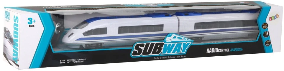 Lean Toys Nuotoliniu būdu valdomas traukinys su apšvietimu, 65 cm