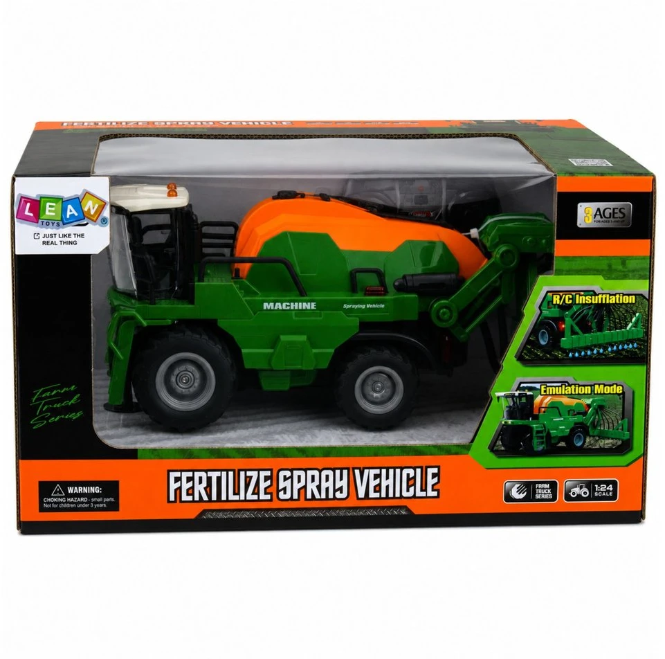 Lean Toys Kombainas su purkštuvu 1:24