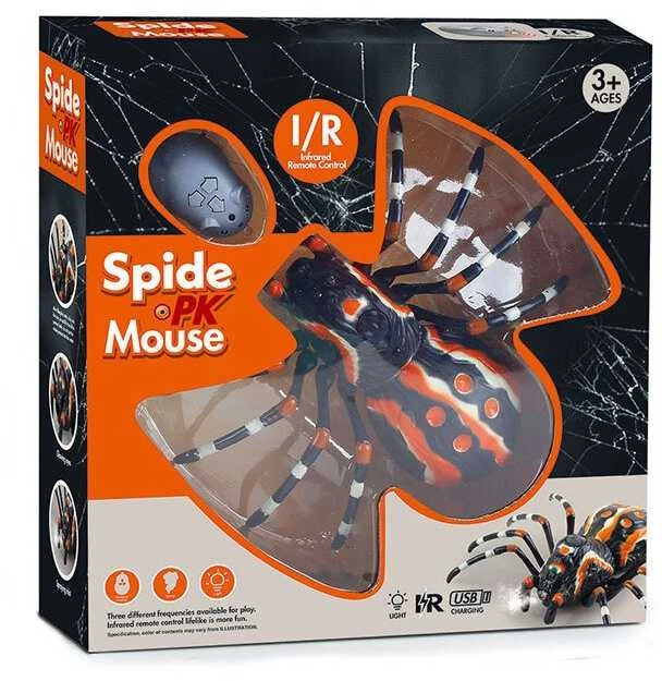 Žaislinis voras tarantulas su nuotoliniu valdymu – džiaugsmui ir kūrybiškiems nuotykiams.
