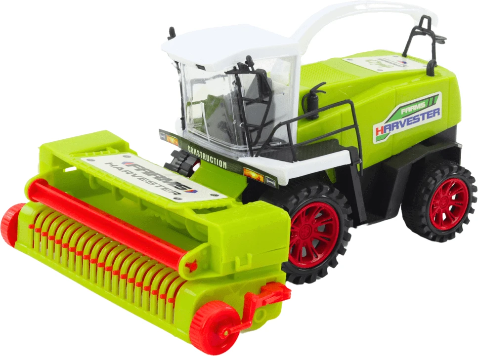 Lean Toys Didelis žaislinis ūkio kombainas