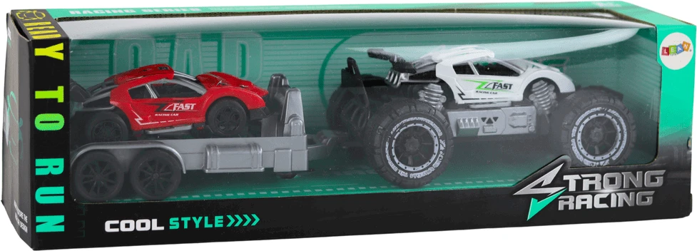 Automobilių rinkinys Lean Toys