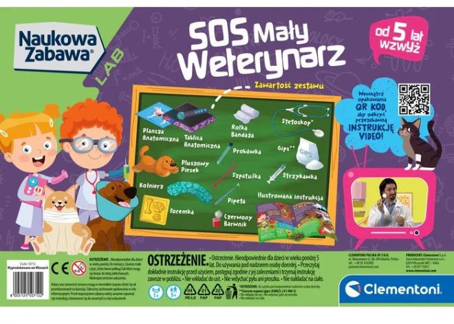 Clementoni Scientific Fun SOS Little Veterinary 50712
