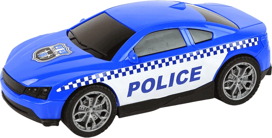 Žaislinio policijos automobilio ir sraigtasparnio rinkinys Lean Toys