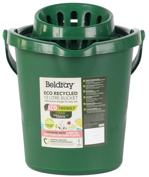 Beldray Žalias 10 l kibiras su gręžtuvu