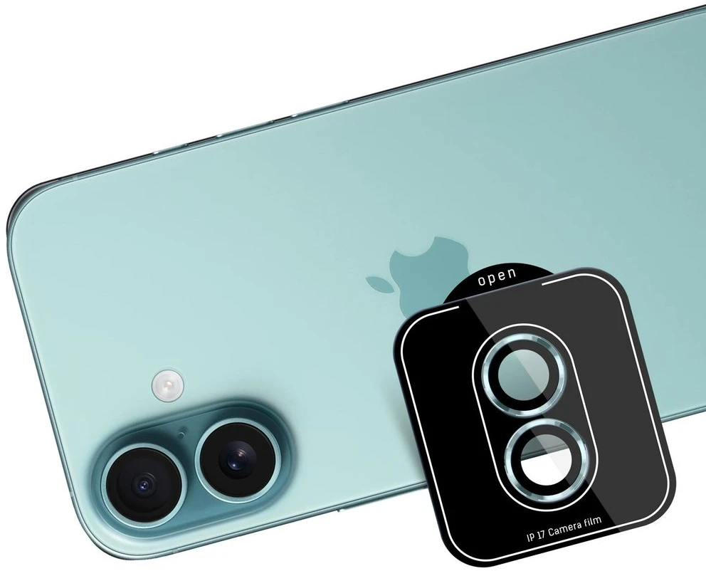 iPhone 17 3MK Lens Protection Pro objektyvo apsauga žalios spalvos