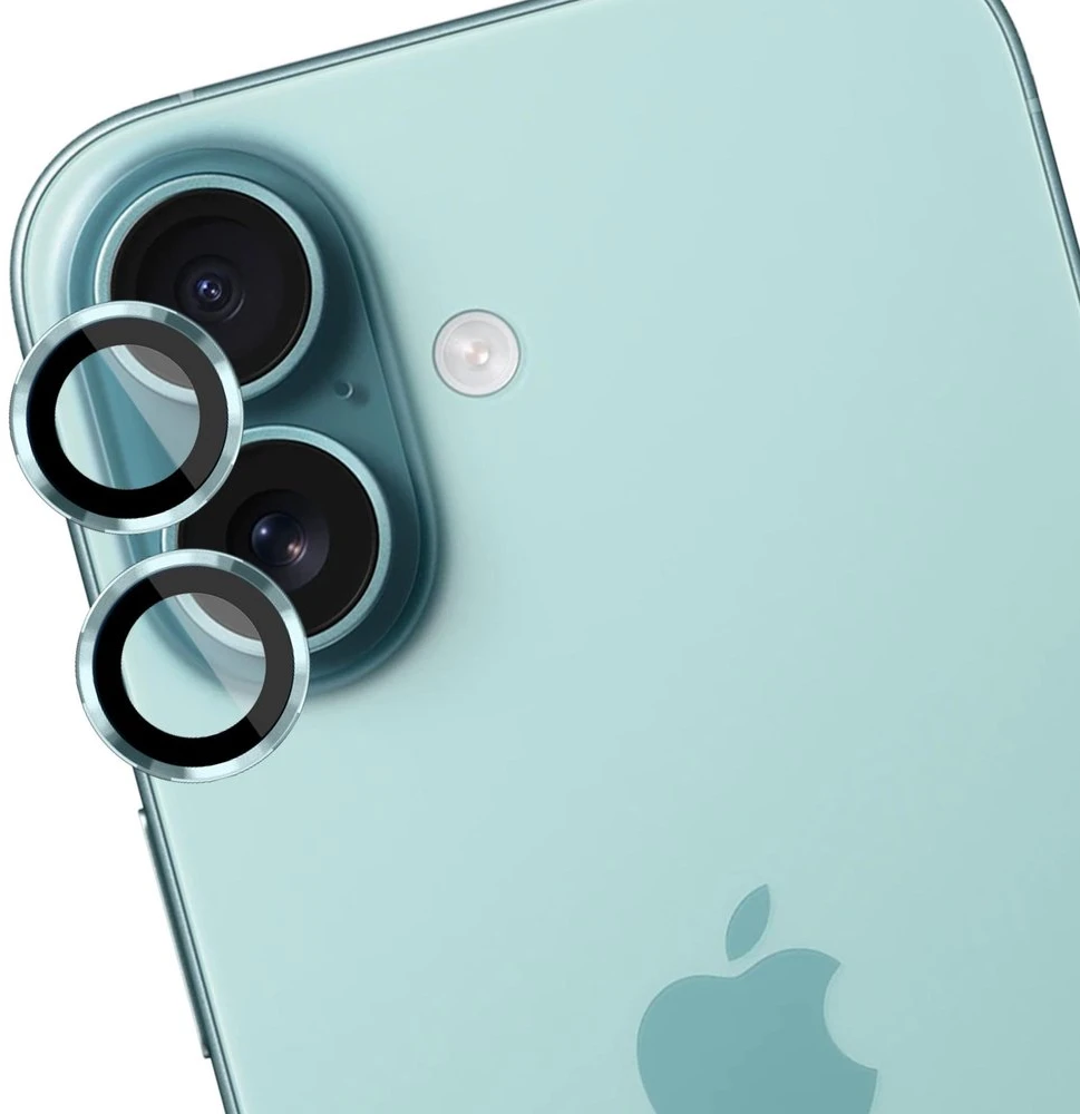 iPhone 17 3MK Lens Protection Pro objektyvo apsauga žalios spalvos