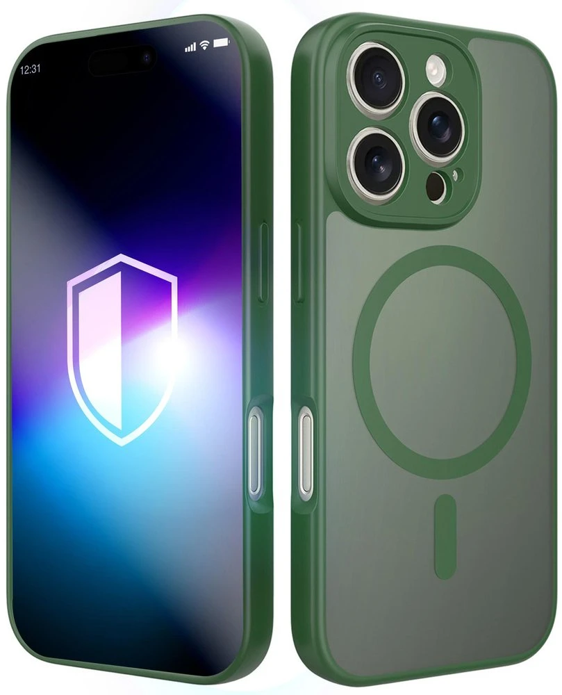Nezatříděno Žalias 3mk Misty MagCase dėklas iPhone 16 Pro Max telefonui
