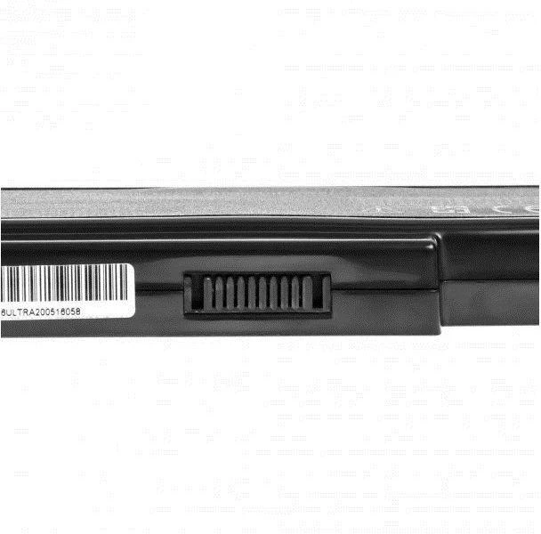 Žalias CELL AKUMULIATORIUS AS06 A32-K72 A32-N71 SKIRTAS ASUS K72 K72J K72F K73SV N71 N71J N73SV X73S 4400MAH 10.8V/11.1V