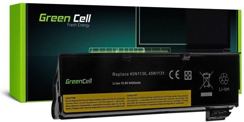 Žalias CELL BATERIJA LE57V2 121500214 SKIRTA LENOVO THINKPAD T440 T450 T460 T550 T560 W550S X240 X260 L450 L470 4400MAH 10.8V