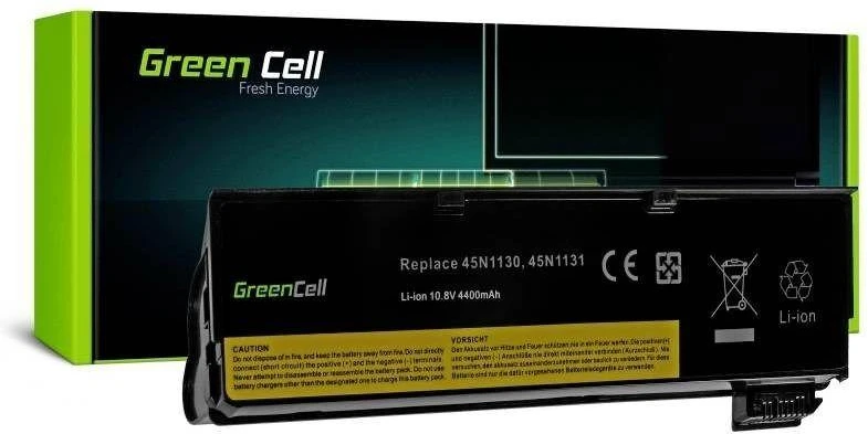 Žalias CELL BATERIJA LE57V2 121500214 SKIRTA LENOVO THINKPAD T440 T450 T460 T550 T560 W550S X240 X260 L450 L470 4400MAH 10.8V