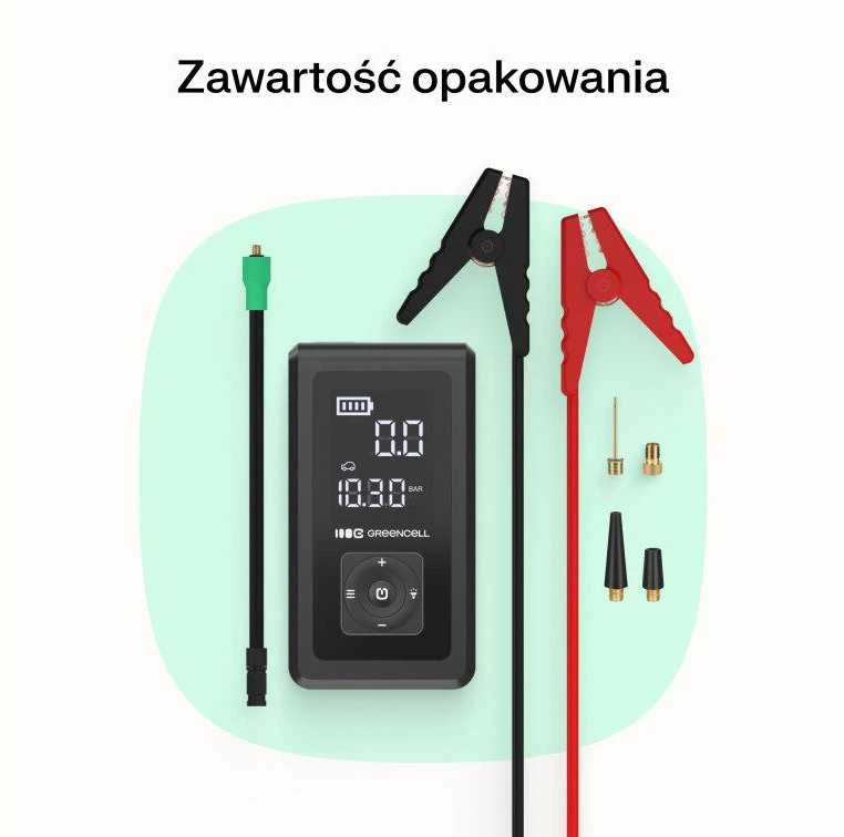 Green Cell Žalias Cell Žalias Cell CJSGC03 power bank Lithium-Ion (Li-Ion) 8000 mAh Juodas, Light Žalias