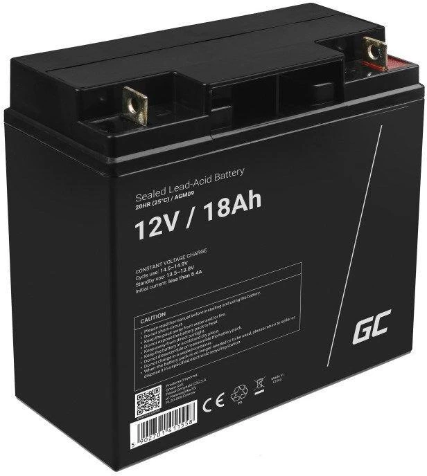 Žalias Cell Žalias CELL Baterija AGM 12V18AH