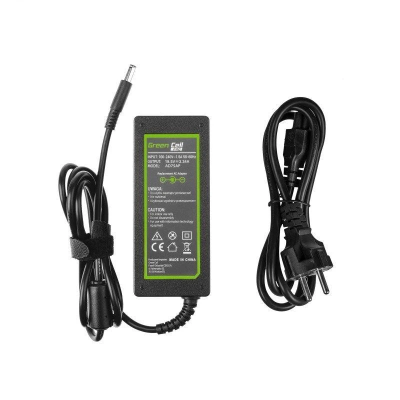 Ausinės Žalias CELL MAITINIMO ŠALTINIS AD75AP DELL 19V 3.42A 65W