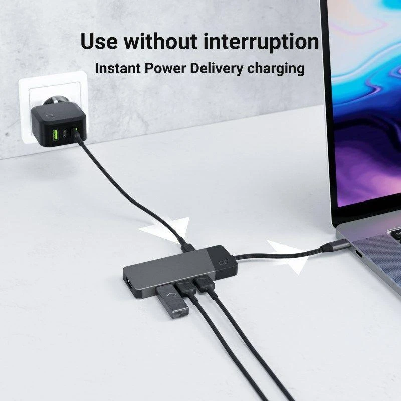 Lenovo Žalias Cell Žalias CELL HUB USB-C GC Connect 3xUSB 3.1 HDMI 4K 60Hz PD 85W