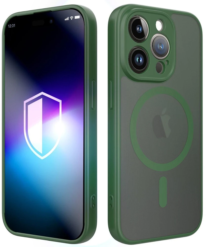 3Mk Protection Žalias dėklas iPhone 14 Pro telefonui