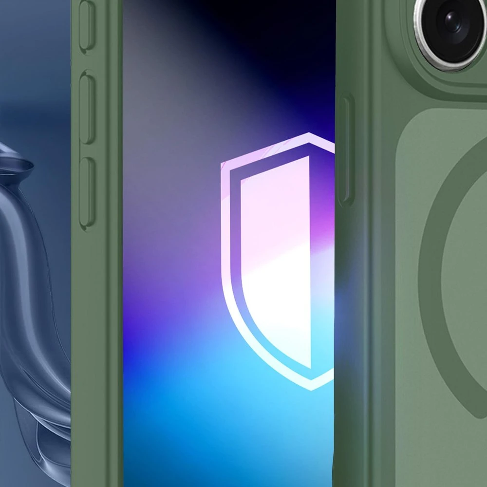 Nezatříděno Žalias dėklas iPhone 15 Pro Max telefonui 3mk Misty MagCase