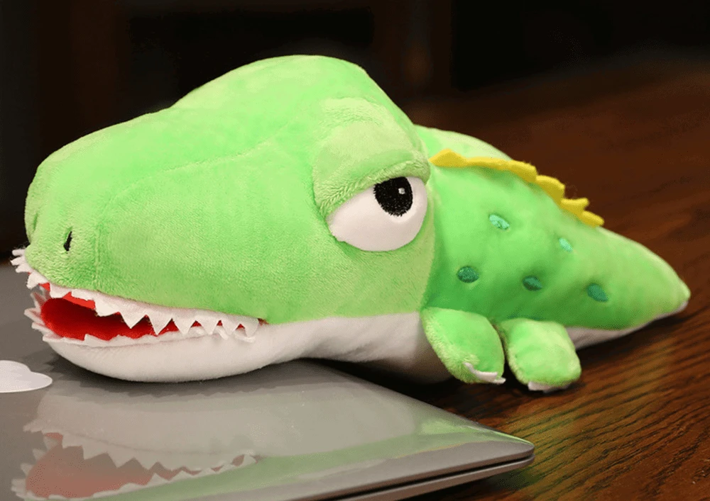 Lean Toys Pliušinis krokodilas žaislas 30 cm