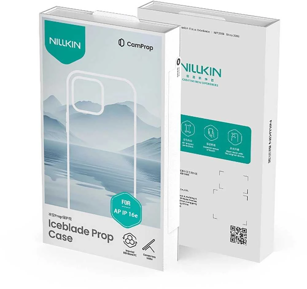 Nillkin Iceblade Prop Magnetic dėklas su Camera dėklas and Stand skirtas Apple iPhone 16e – žalios spalvos