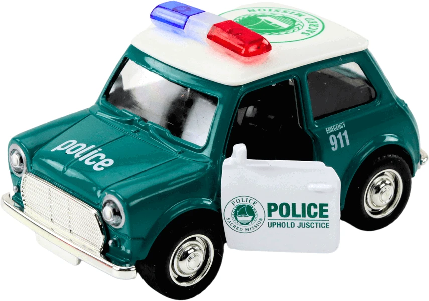 Lean Toys Klasikinis Policijos Automobilis 1:38 su Šviesomis ir Garsais