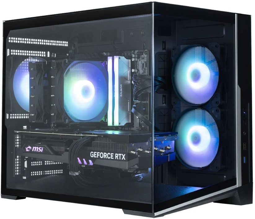 Zalman D30 mATX mini bokšto kompiuterio korpusas, juodas