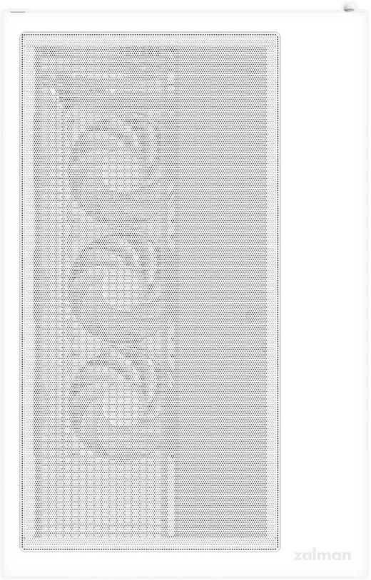 Zalman D40 ATX vidurinis kompiuterio korpusas, baltas
