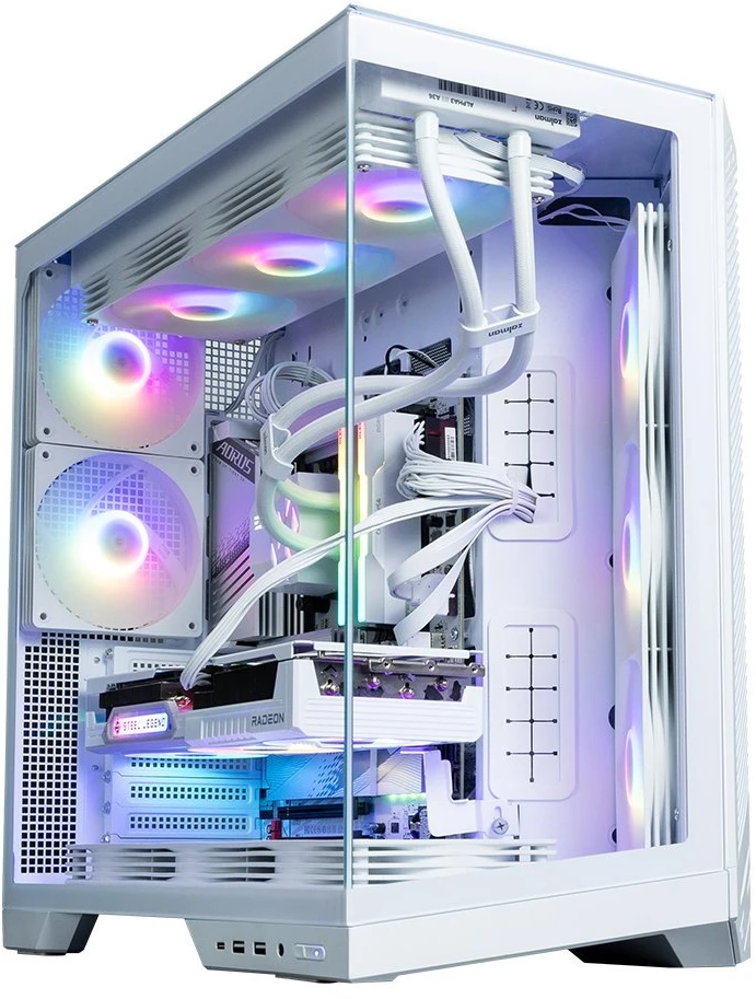 Zalman D50 kompiuterio korpusas ATX Mid Tower, baltas