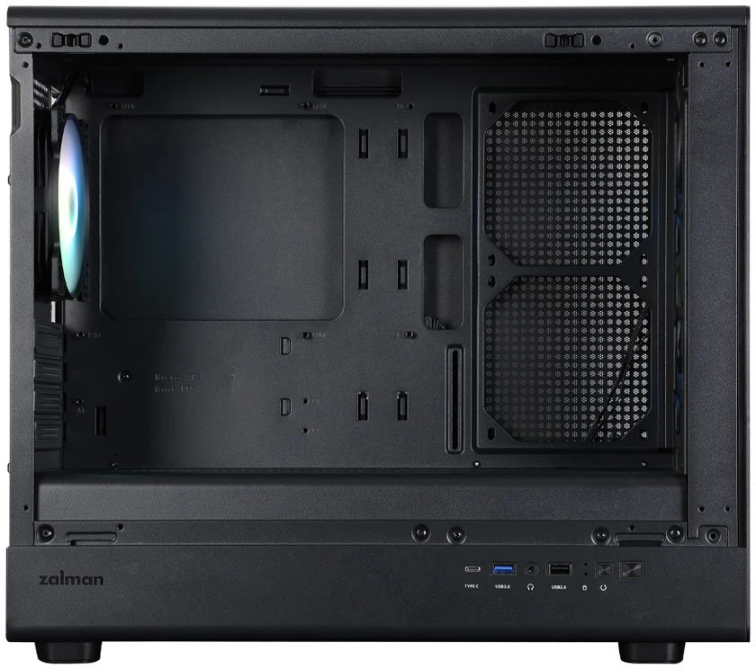 Zalman M5 mATX Mini Tower kompiuterio dėžė, juoda
