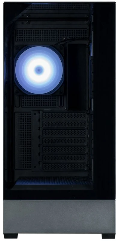 Zalman P40 PRISM PLUS ATX vidurinio bokšto kompiuterio korpusas, juodas, su 4 x 120 mm ARGB ventiliatoriais