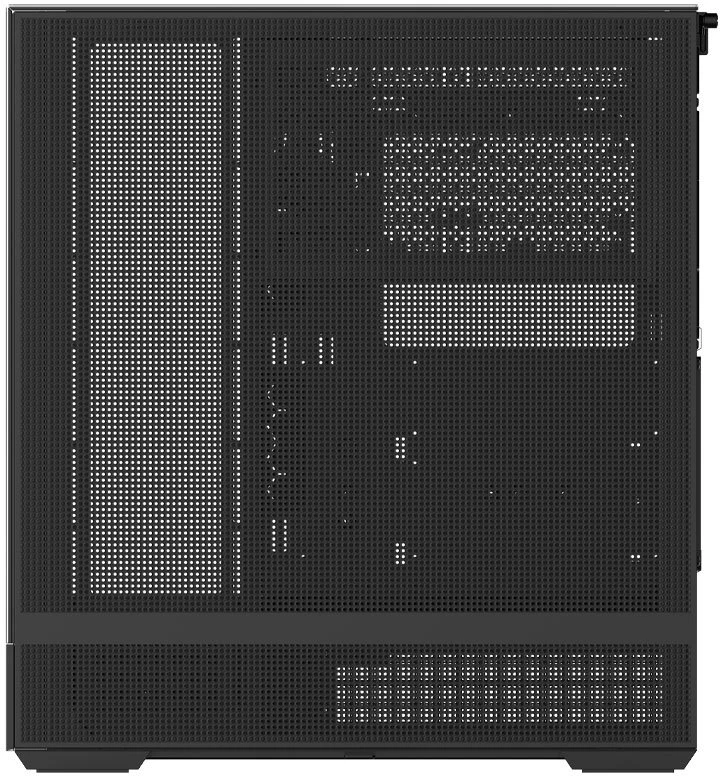 Zalman P40 PRISM PLUS ATX vidurinio bokšto kompiuterio korpusas, juodas, su 4 x 120 mm ARGB ventiliatoriais