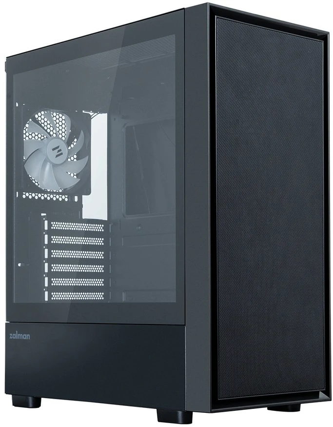 Zalman S6 ATX vidurinis kompiuterio korpusas, juodas
