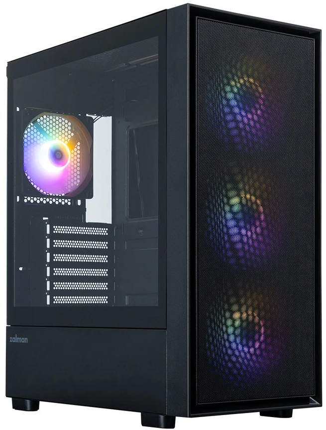 Zalman S6 ATX vidurinis kompiuterio korpusas, juodas