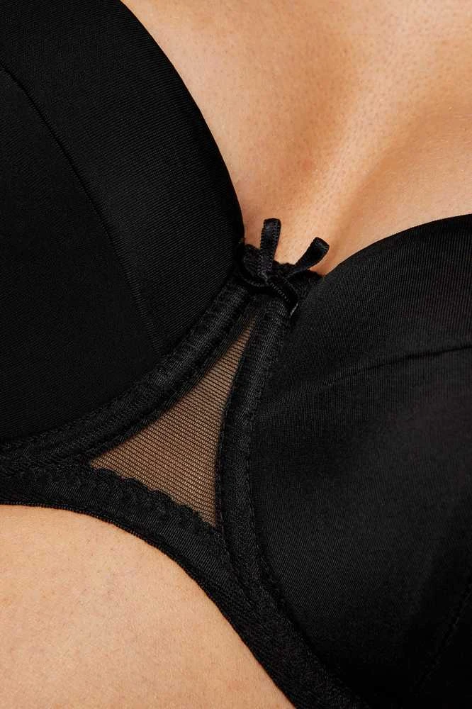 Zara lygi liemenėlė su paminkštinimais juoda