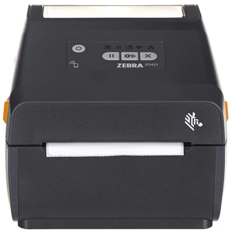 Etikečių spausdintuvas Zebra ZD421, tiesioginis terminis, 203x203 DPI, iki 152 mm/s, USB, LAN, Wi-Fi, Bluetooth