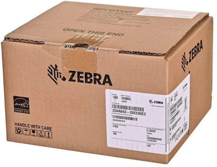 Etiketės Spausdintuvas - Zebra ZD421d Terminis 300 dpi Tiesioginis Terminis