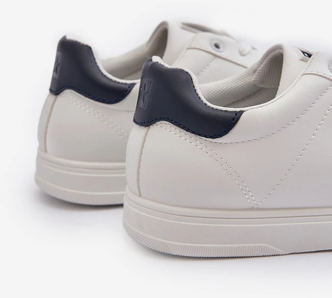 Žemi vyriški sportbačiai Eco Leather Big Star NN174282 Baltas