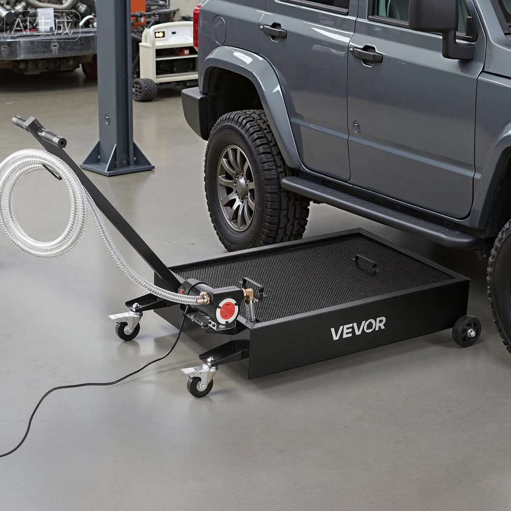 VEVOR Žemo profilio alyvos išleidimo talpa 56.8 L