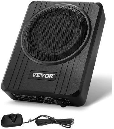 Vevor 8 colių 400W po sėdyne automobilio žemų dažnių garsiakalbis