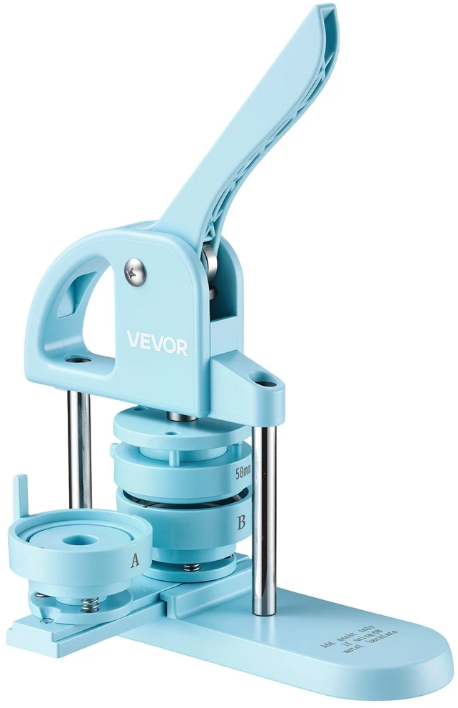VEVOR Mėlynas 3-in-1 ženkliukų darymo aparatas