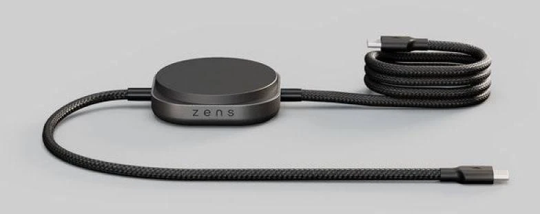 ZENS CHARGING CABLE USB C-C PRO 2 Juodas