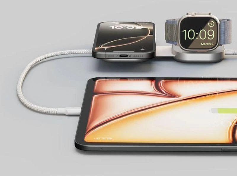 ZENS CHARGING CABLE USB C-C PRO 3 Baltas