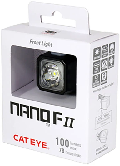 Žibintas priekinis Cat Eye NANO F II (USB-C)