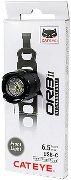 Žibintas priekinis Cat Eye ORB II RC F (USB-C)