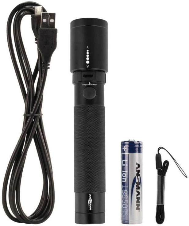 Ansmann T400FR žibintas LED Juoda
