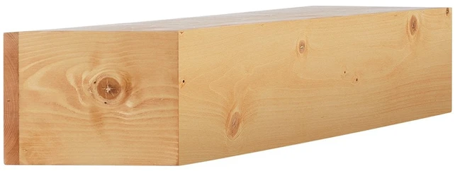 VEVOR Židinio mantijos medinė lentyna 152 cm natūrali