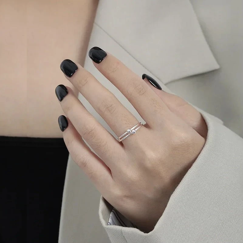 Sidabrinis žiedas Minimal Touch