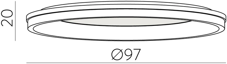 Žiedas, skirtas šviestuvui PIPE, aukso sp., K0008140O